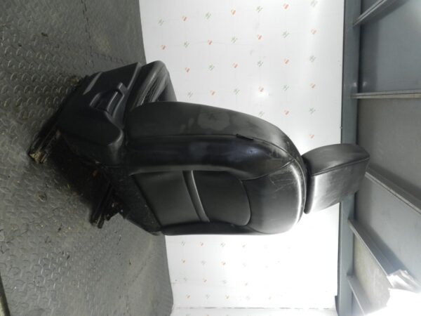 2009 NISSAN QASHQAI J10. PASSENGER FRONT BLACK LEATHER SEAT HEATED - Image 7