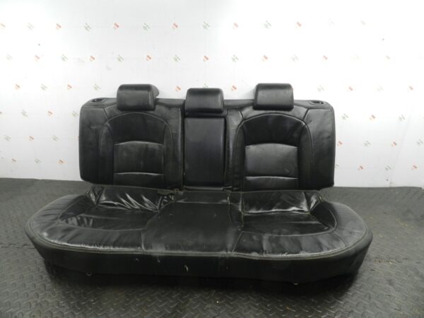 2009 NISSAN QASHQAI J10. REAR BENCH BLACK LEATHER SEATS