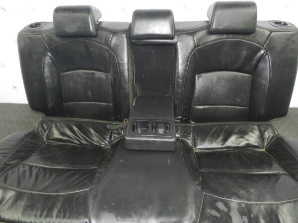 2009 NISSAN QASHQAI J10. REAR BENCH BLACK LEATHER SEATS - Image 2