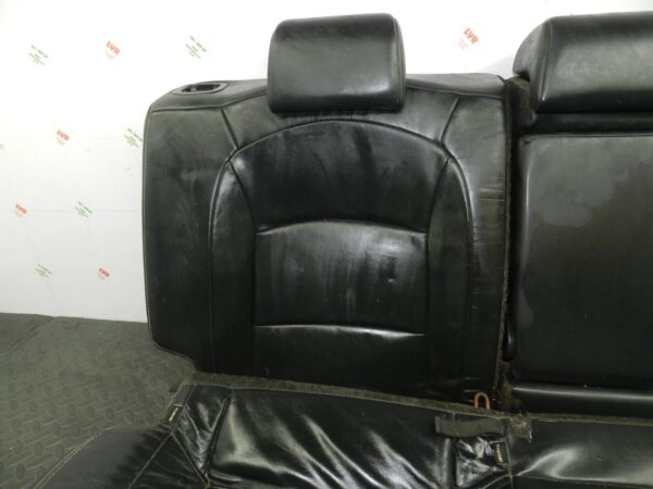 2009 NISSAN QASHQAI J10. REAR BENCH BLACK LEATHER SEATS - Image 4