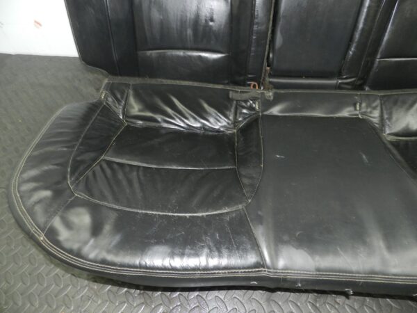 2009 NISSAN QASHQAI J10. REAR BENCH BLACK LEATHER SEATS - Image 5