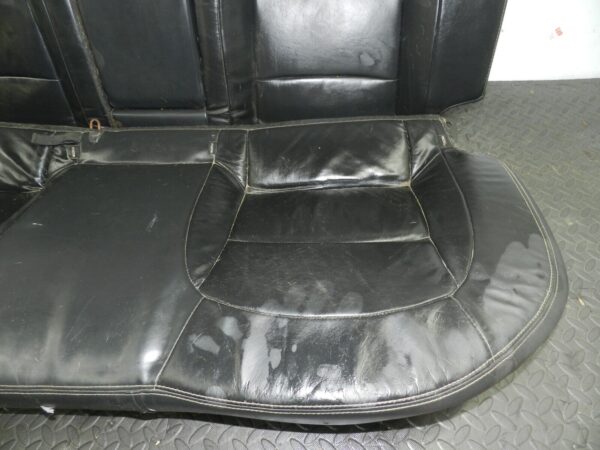 2009 NISSAN QASHQAI J10. REAR BENCH BLACK LEATHER SEATS - Image 6