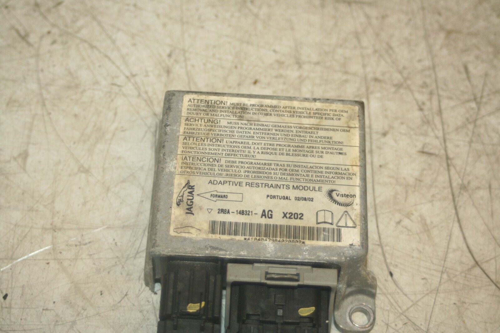 JAGUAR S TYPE. AIRBAG ECU 2R8A-14B321-AG - Image 4