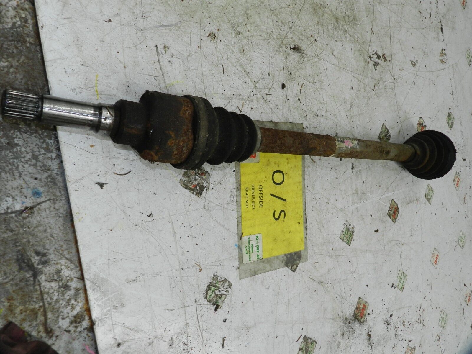 (135) 2003 CITROEN C3 PLURIEL CONVERTIBLE. DRIVER SIDE DRIVESHAFT - Image 2