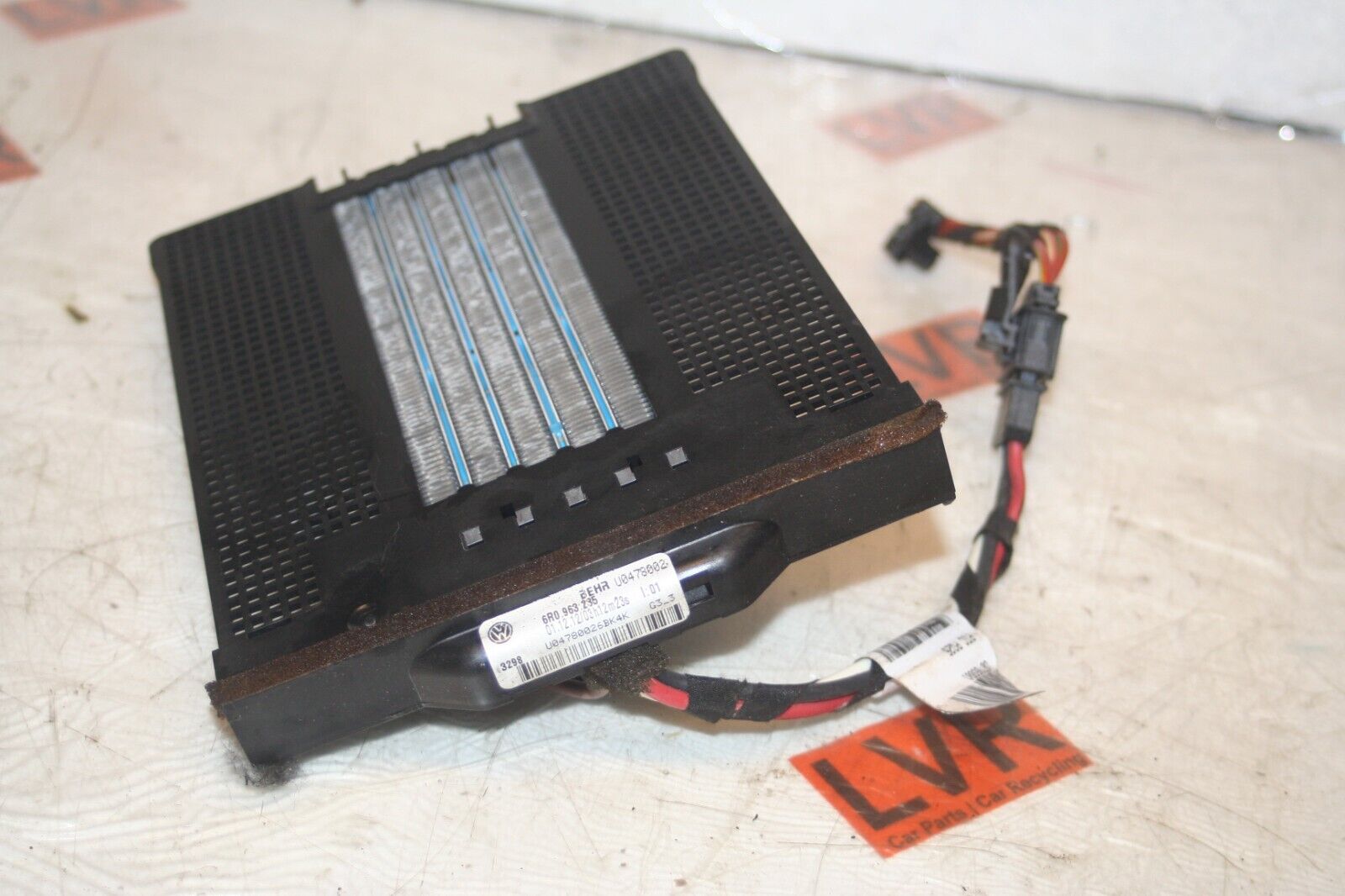 2013 VOLKSWAGEN POLO MK5 6R 1.2 DIESEL 6R0963235 AUXILLARY HEATER MATRIX ELEMENT - Image 3