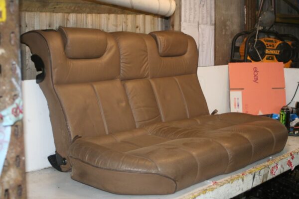 1990 FORD GRANADA MK3. BROWN LEATHER SEAT SET ELECTRIC HEATED FRONT SEATS - Image 5