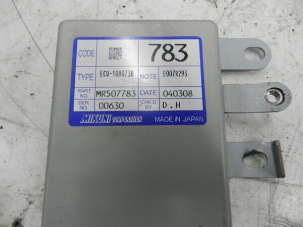 2006 MITSUBISHI SHOGUN PININ THROTTLE CONTROL UNIT MR507783 ECU - Image 2
