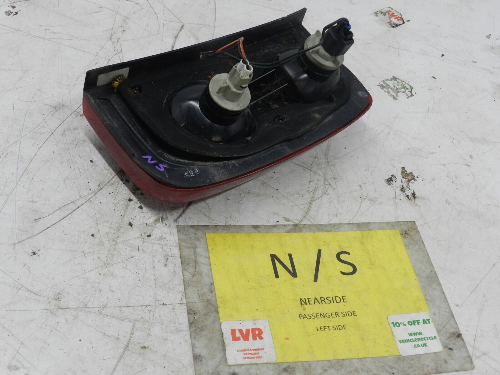 2006 LAND ROVER FREELANDER 1 TD4 L314. PASSENGER SIDE REAR LIGHT UNIT CRACKED - Image 4