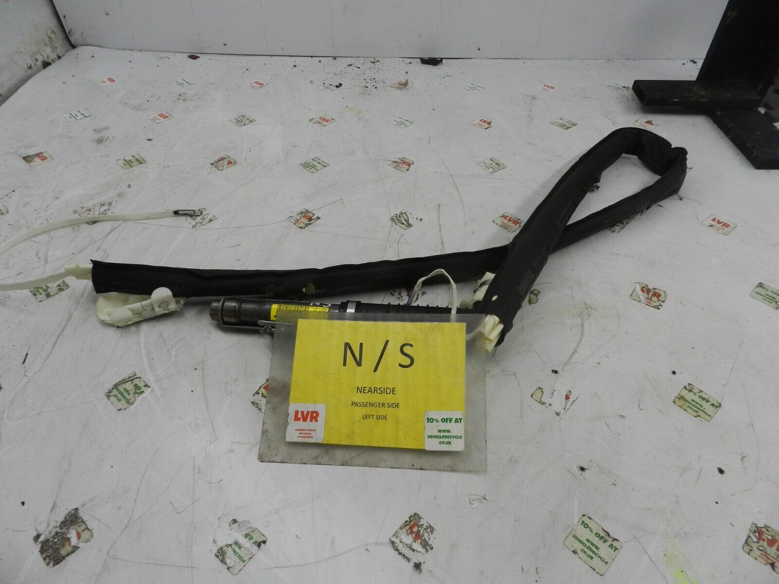 2011 NISSAN QASHQAI J10 MK1. PASSENGER SIDE CURTAIN AIRBAG