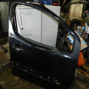 2015 CITROEN BERLINGO MK2. DRIVER SIDE DOOR SHELL IN BLACK