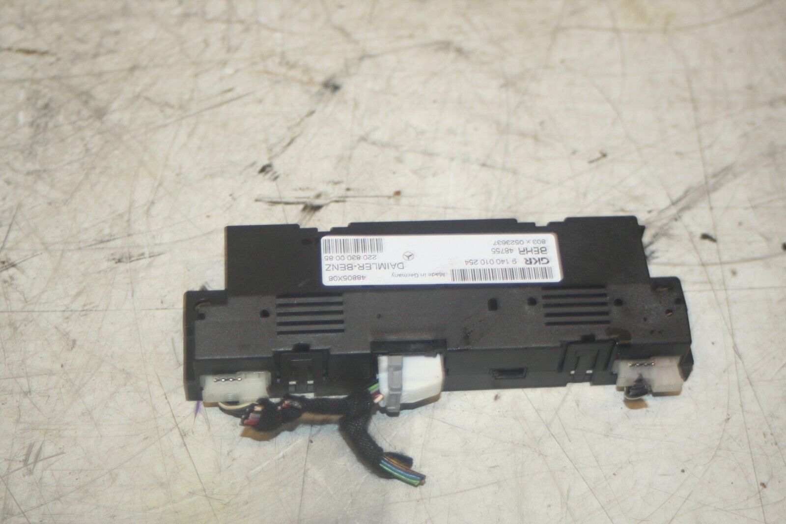 2005 MERCEDES S CLASS W220. 2208300085 HEATER CLIMATE CONTROL MODULE - Image 2