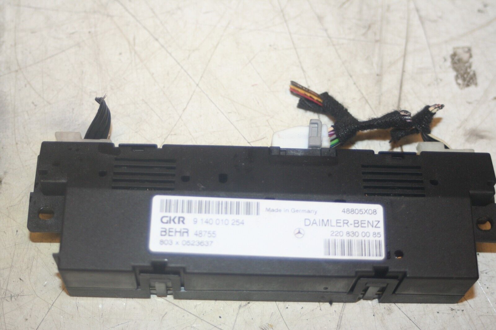 2005 MERCEDES S CLASS W220. 2208300085 HEATER CLIMATE CONTROL MODULE - Image 3