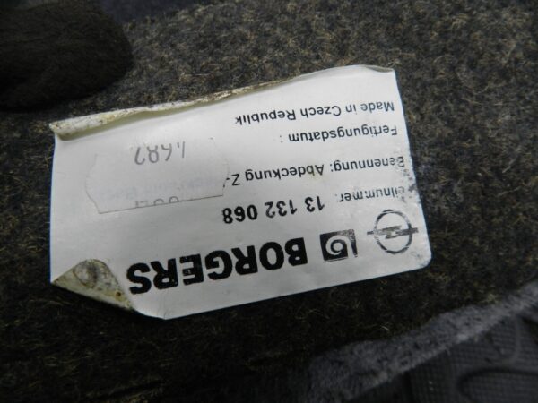 (144) 2009 VAUXHALL ASTRA H. BOOT CARPET - Image 2