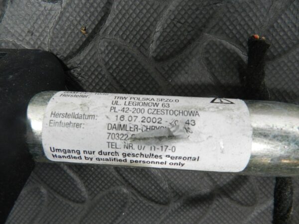 (146) MERCEDES C CLASS SALOON W203. REAR SEAT BELT BUCKLES - Image 4