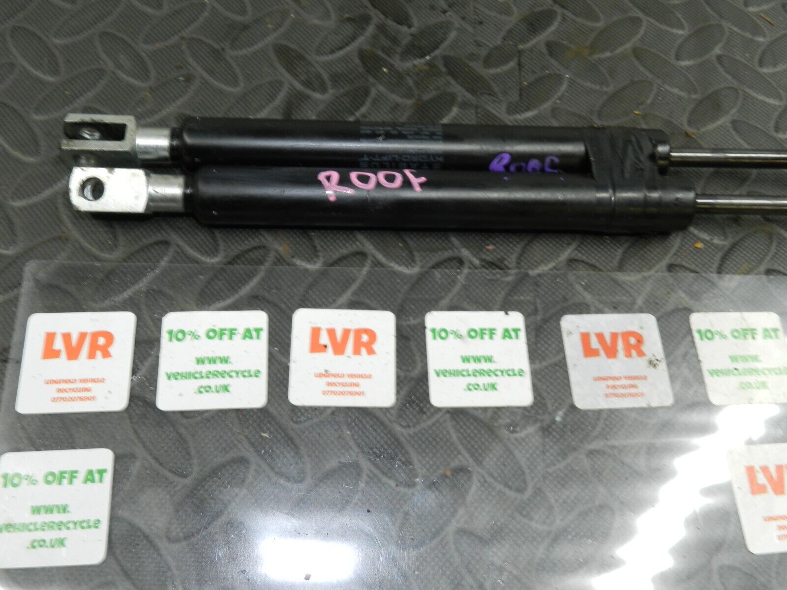 142 NISSAN MICRA K12 CONVERTIBLE C+C. ROOF GAS STRUTS BOOT LID TAIL GATE