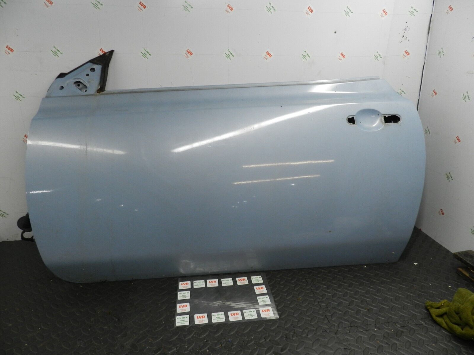 142 NISSAN MICRA K12 CONVERTIBLE C+C. PASSENGER SIDE DOOR SHELL IN BLUE