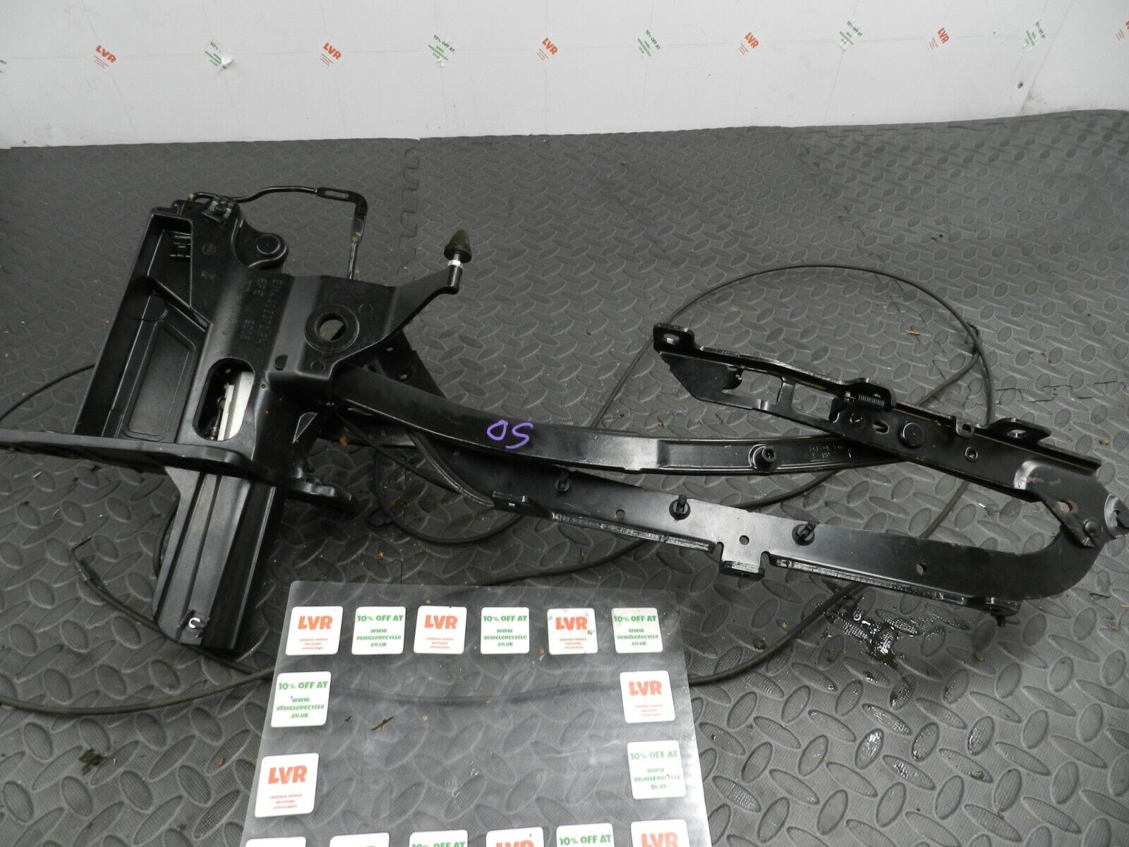 142 NISSAN MICRA K12 CONVERTIBLE C+C. DRIVER SIDE CONVERTIBLE ROOF FRAME - Image 2