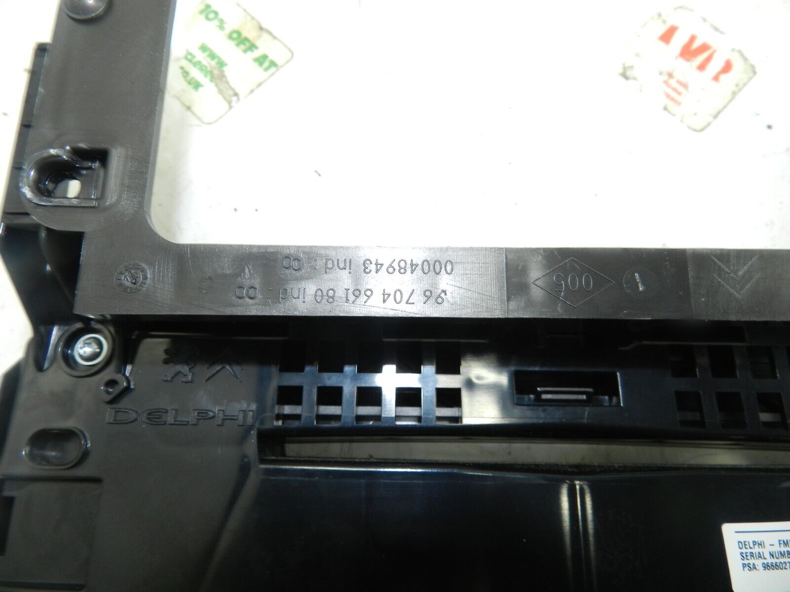 2012 CITROEN C4 VTS MK2 HATCHBACK. HEATER CONTROLS WITH AIR CON RADIO CONTROLS - Image 3