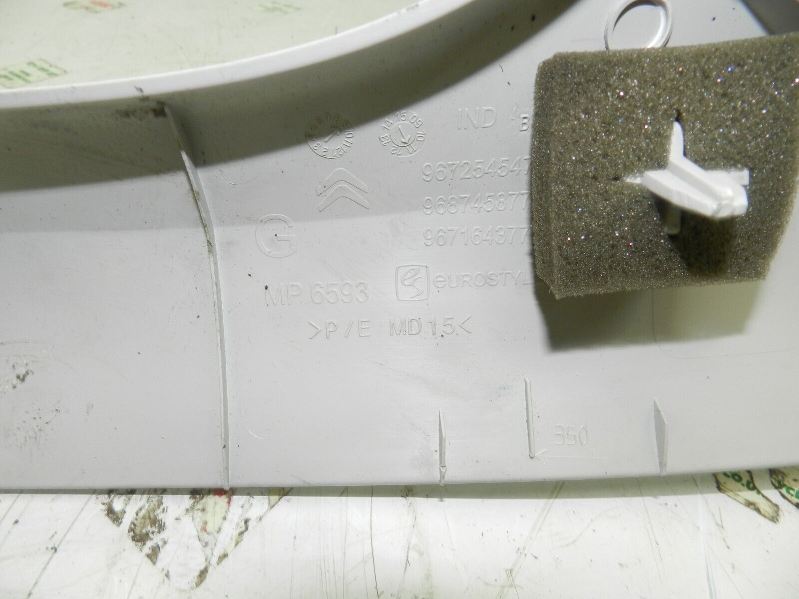 2012 CITROEN C4 VTS MK2 HATCHBACK. PASSENGER SIDE A PILLAR TRIM - Image 2