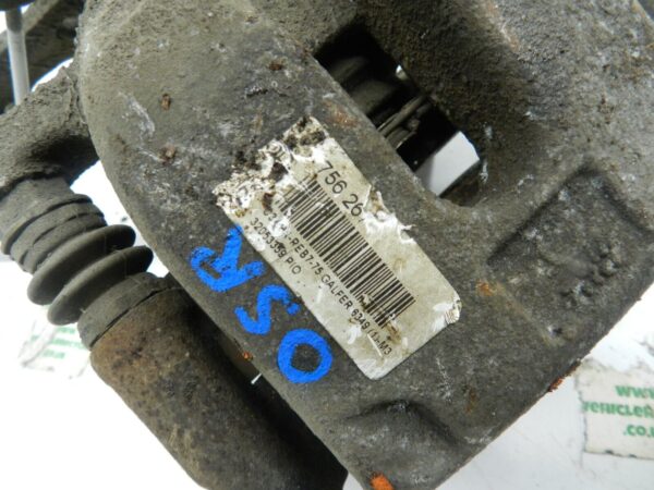 2012 CITROEN C4 VTS MK2 HATCHBACK. DRIVER SIDE REAR BRAKE CALIPER AND CARRIER - Image 3