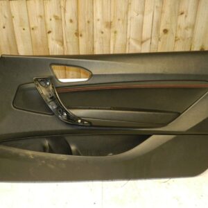 2014 BMW 1 SERIES F21 118D. DRIVER SIDE DOOR CARD