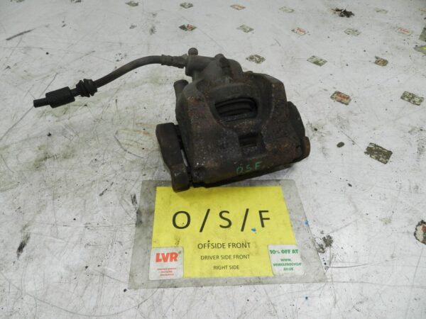 2012 FORD GALAXY MK3 TITANIUM. DRIVER SIDE FRONT BRAKE CALIPER AND CARRIER