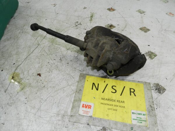 2015 CITROEN BERLINGO MK2. PASSENGER SIDE REAR BRAKE CARRIER + CALIPER