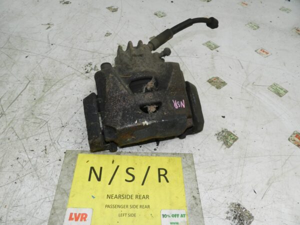 2015 CITROEN BERLINGO MK2. PASSENGER SIDE REAR BRAKE CARRIER + CALIPER - Image 2