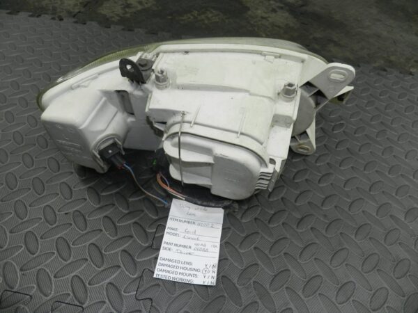 (H0002) INSURANCE STOCK HEADLIGHT FORD ESCORT DRIVER SIDE 95AG 13K060 BA DAMAGED - Image 2