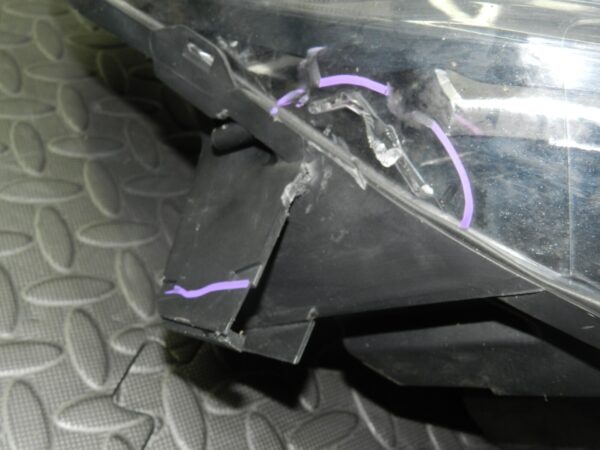 (H0005) INSURANCE HEADLIGHT CITROEN DISPACH DRIVER SIDE 980856788000 DAMAGED - Image 7