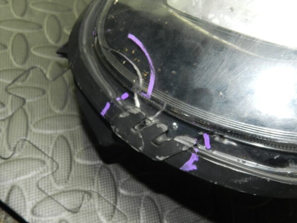 (H0005) INSURANCE HEADLIGHT CITROEN DISPACH DRIVER SIDE 980856788000 DAMAGED - Image 8