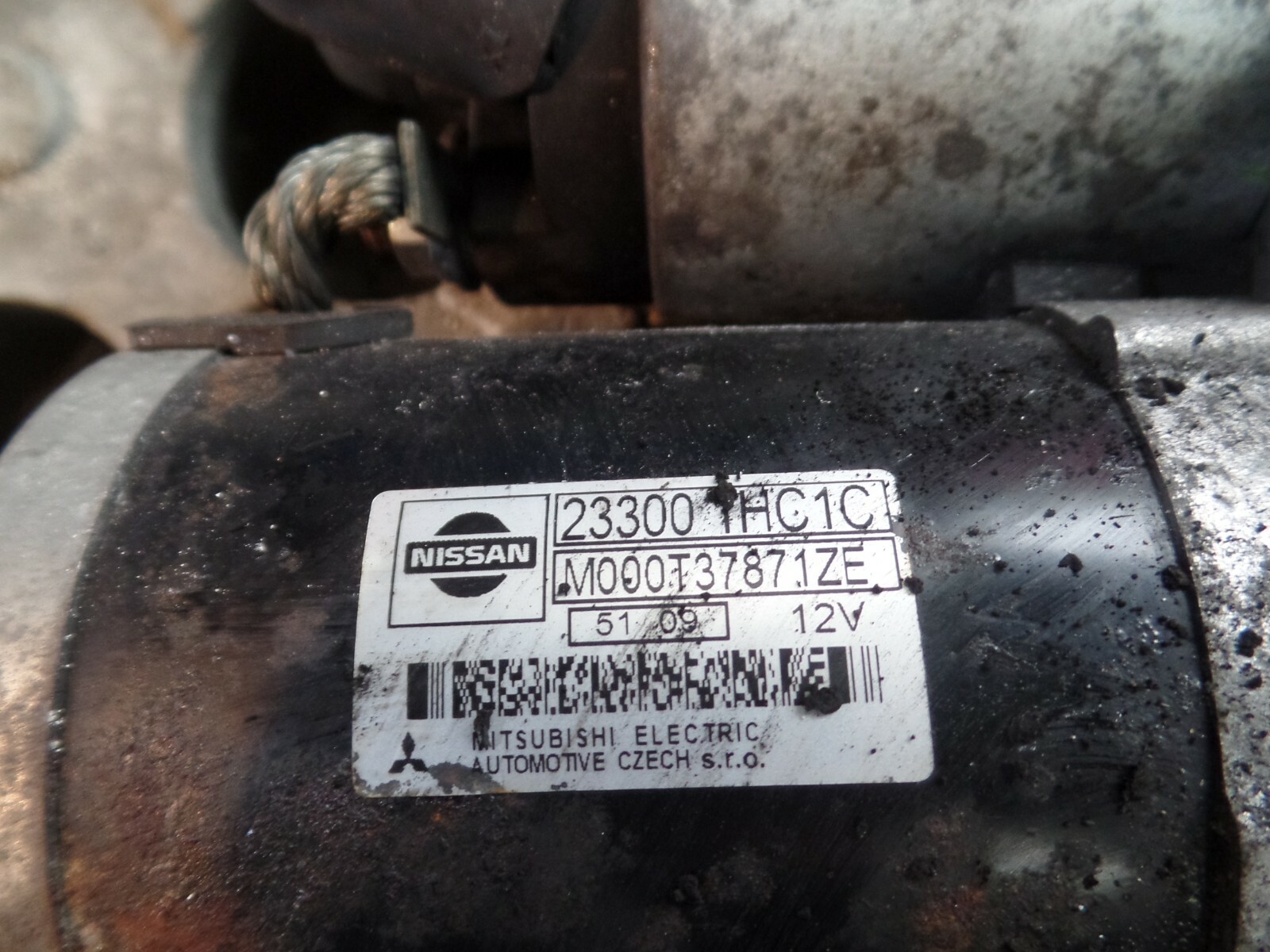 MK2 Nissan Note 2015 1.2 Petrol - Genuine Starter Motor - Image 2