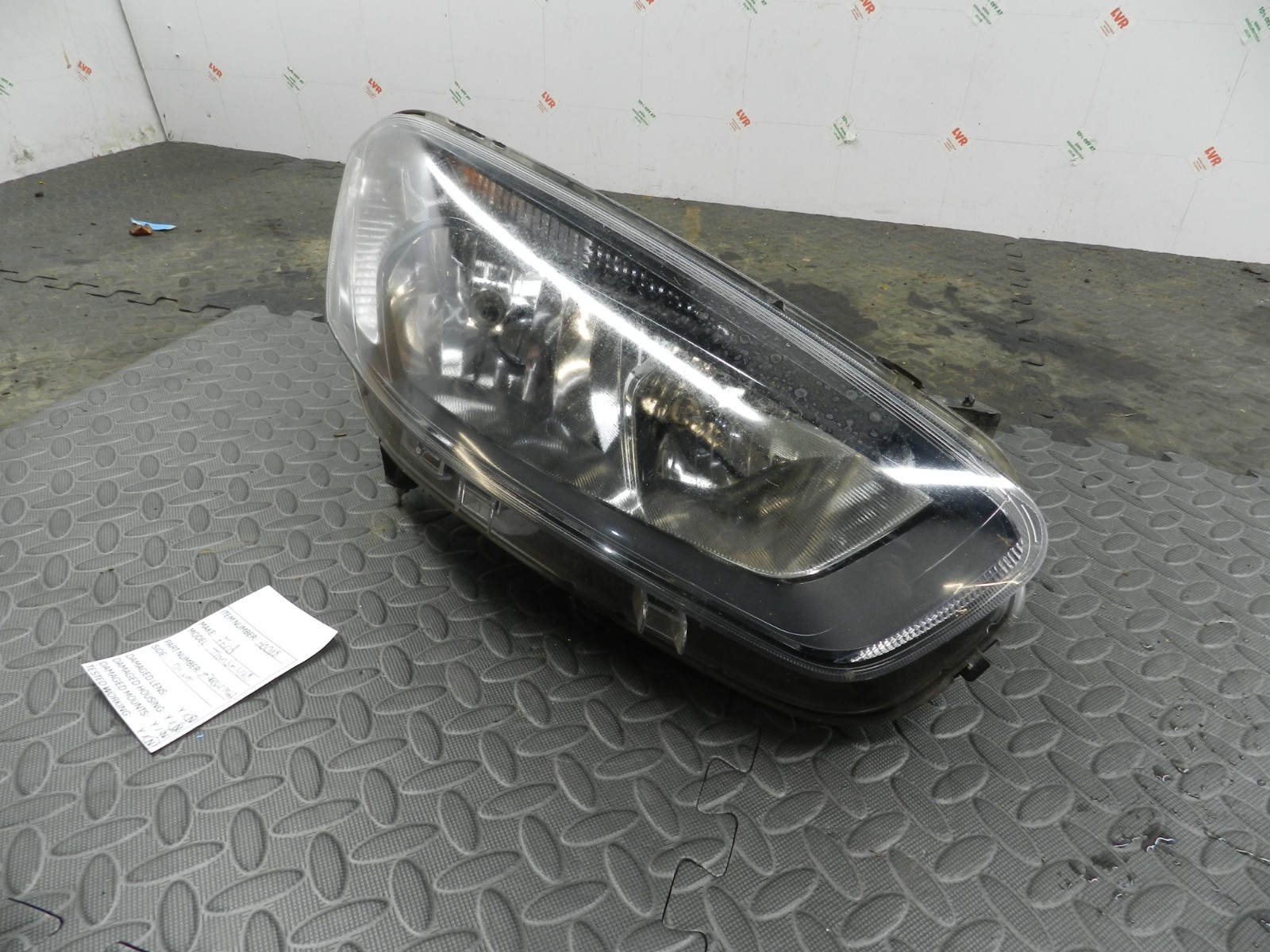 (H0018) INSURANCE DAMAGED HEADLIGHT FORD TRANSIT MK8 DRIVER SIDE JT7613W029DD - Image 2
