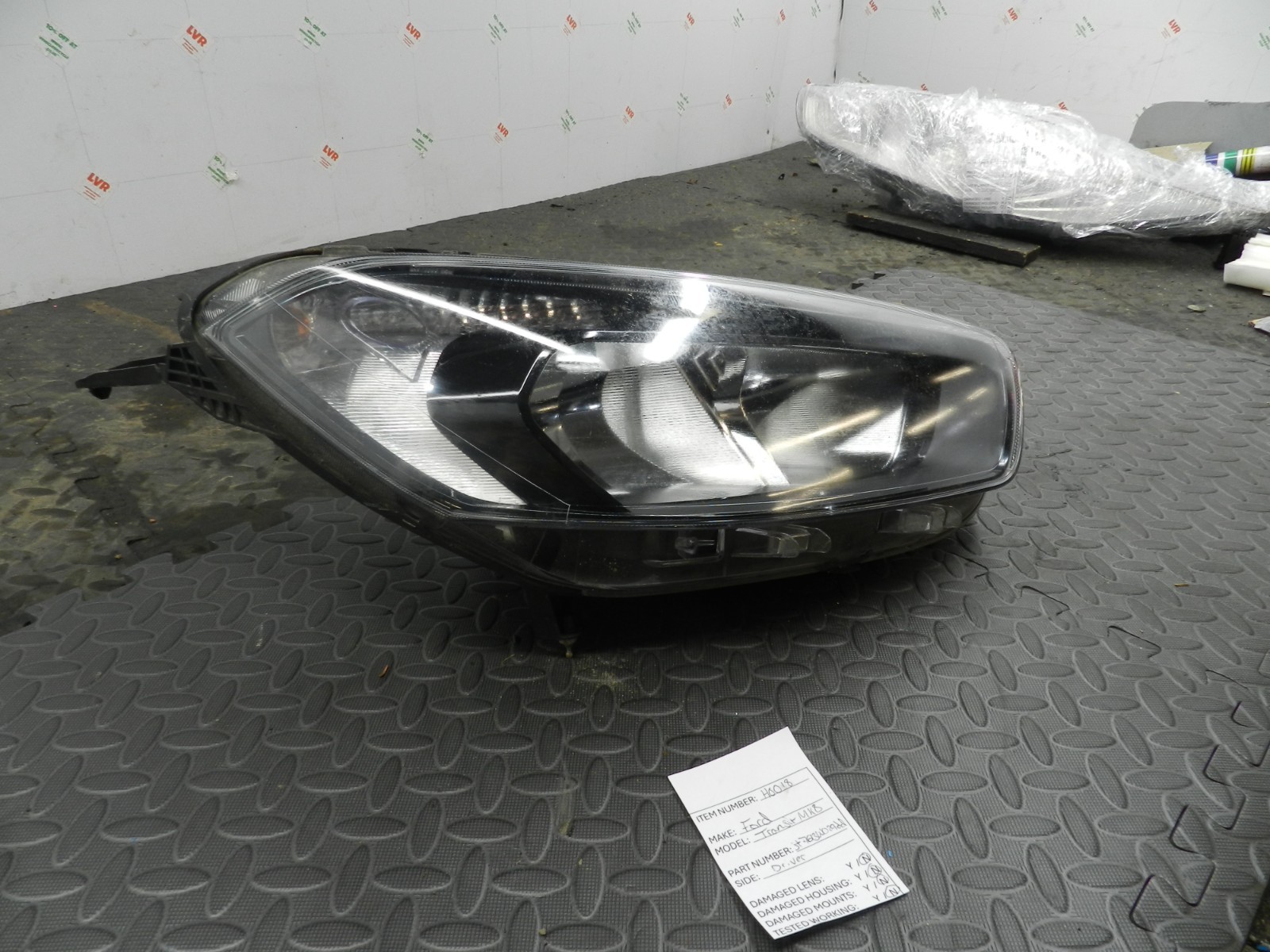(H0018) INSURANCE DAMAGED HEADLIGHT FORD TRANSIT MK8 DRIVER SIDE JT7613W029DD - Image 3
