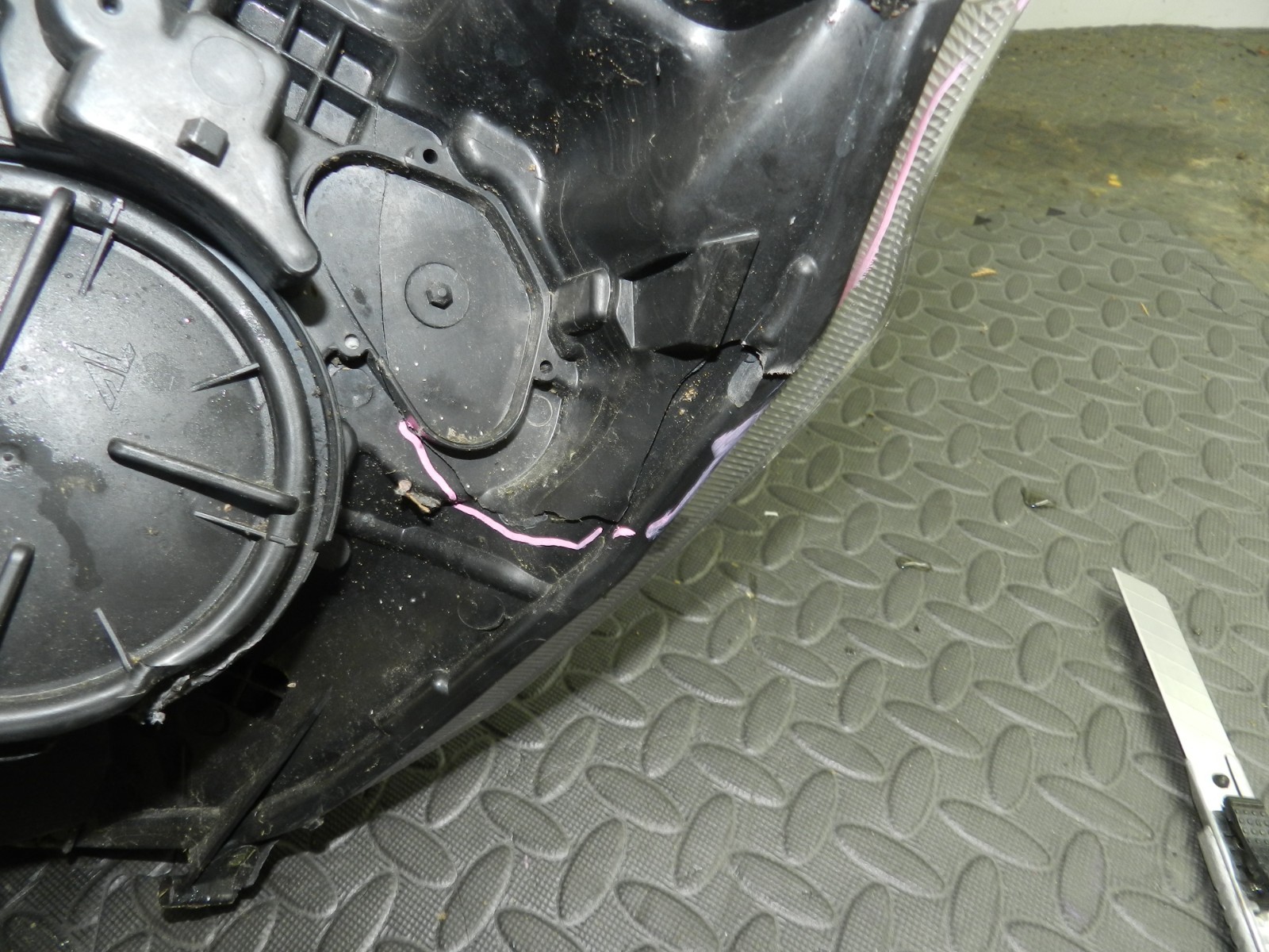 (H0039) INSURANCE DAMAGED HEADLIGHT FORD TRANSIT CUSTOM DRIVER SIDE JK2113W029AF - Image 7