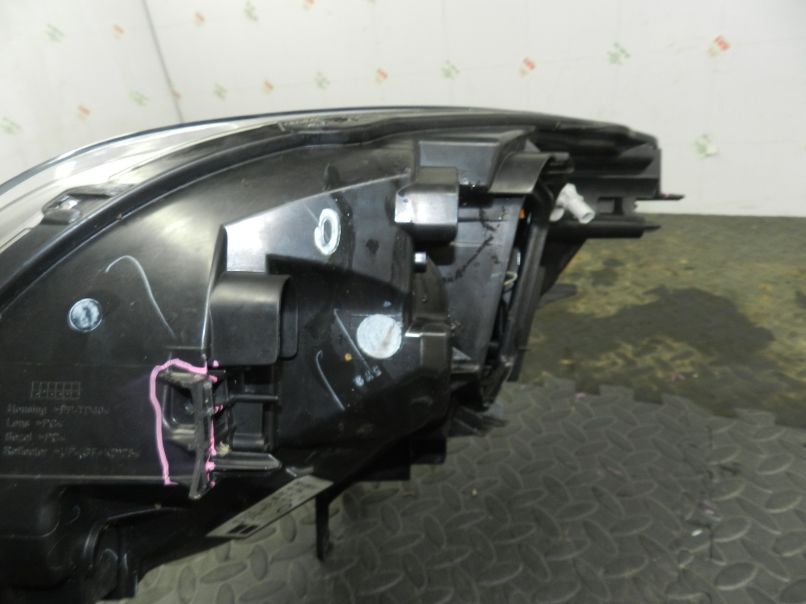 (H0041) INSURANCE DAMAGED HEADLIGHT RENAULT KANGOO DRIVER SIDE 260100880R - Image 4