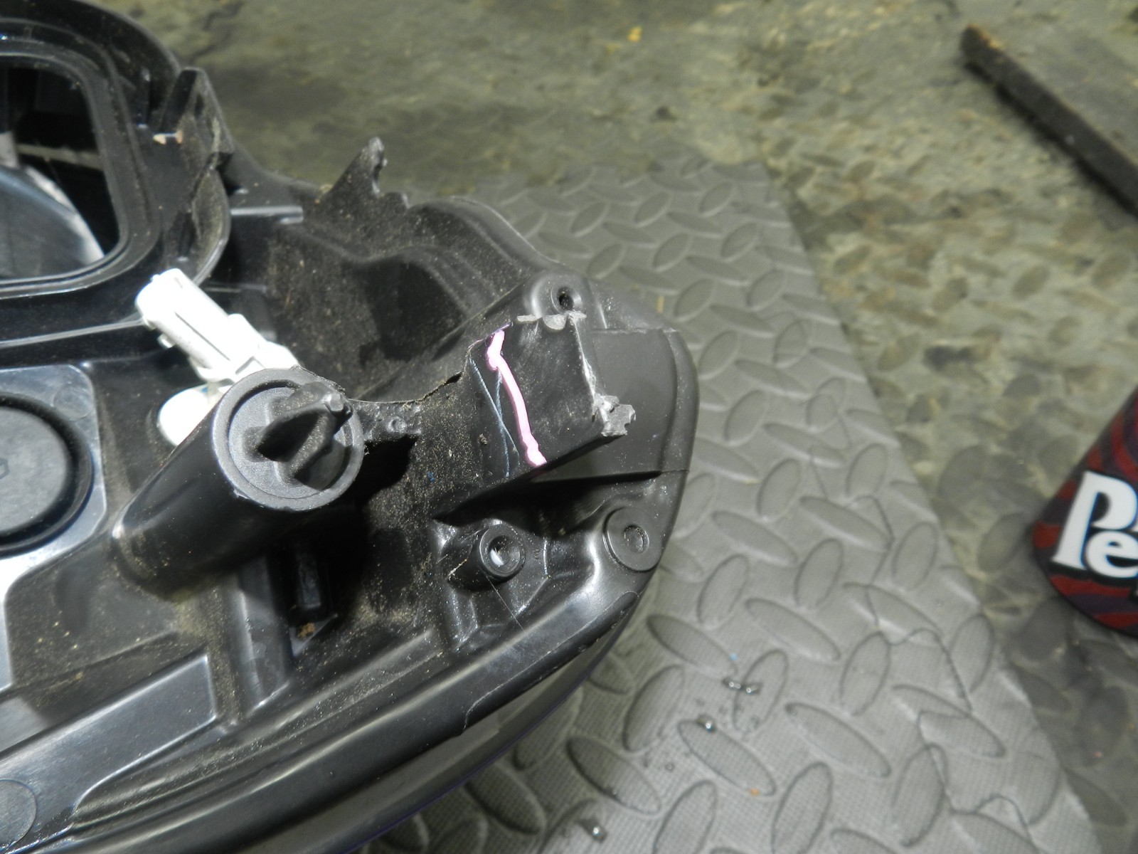 (H0041) INSURANCE DAMAGED HEADLIGHT RENAULT KANGOO DRIVER SIDE 260100880R - Image 7