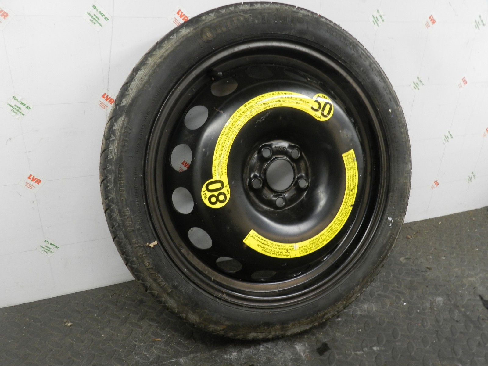 (160) 2000 AUDI TT QUATTRO 8N. SPARE WHEEL SPACE SAVER
