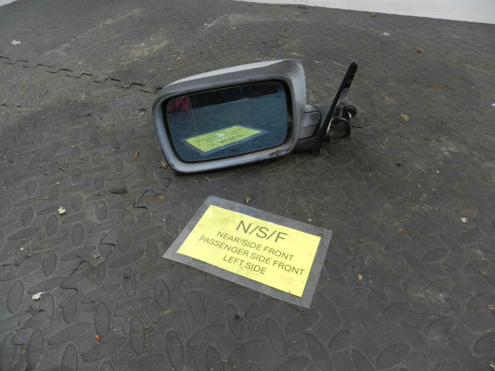 157. 1997 BMW 323I E36 CONVERTIBLE. PASSENGER SIDE ELECTRIC WING MIRROR SILVER