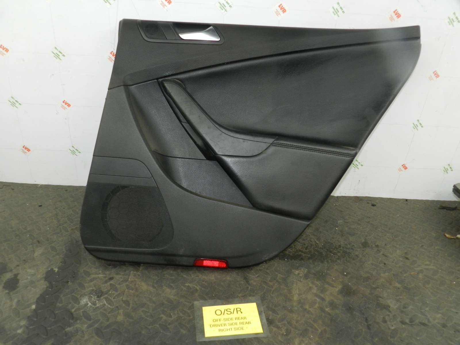 161, 2008 VOLKSWAGEN PASSAT B6 ESTATE. DRIVER SIDE REAR DOOR CARD