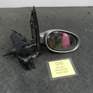 158. 2002 SMART FORTWO 450 CONVERTIBLE. DRIVER SIDE WING MIRROR IN SILVER
