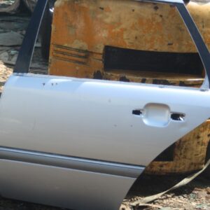 2000 MERCEDES C CLASS W202. PASSENGER SIDE REAR DOOR SHELL IN SILVER