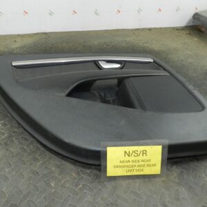 107. 2007 VOLVO S80 D5. PASSENGER SIDE REAR DOOR CARD
