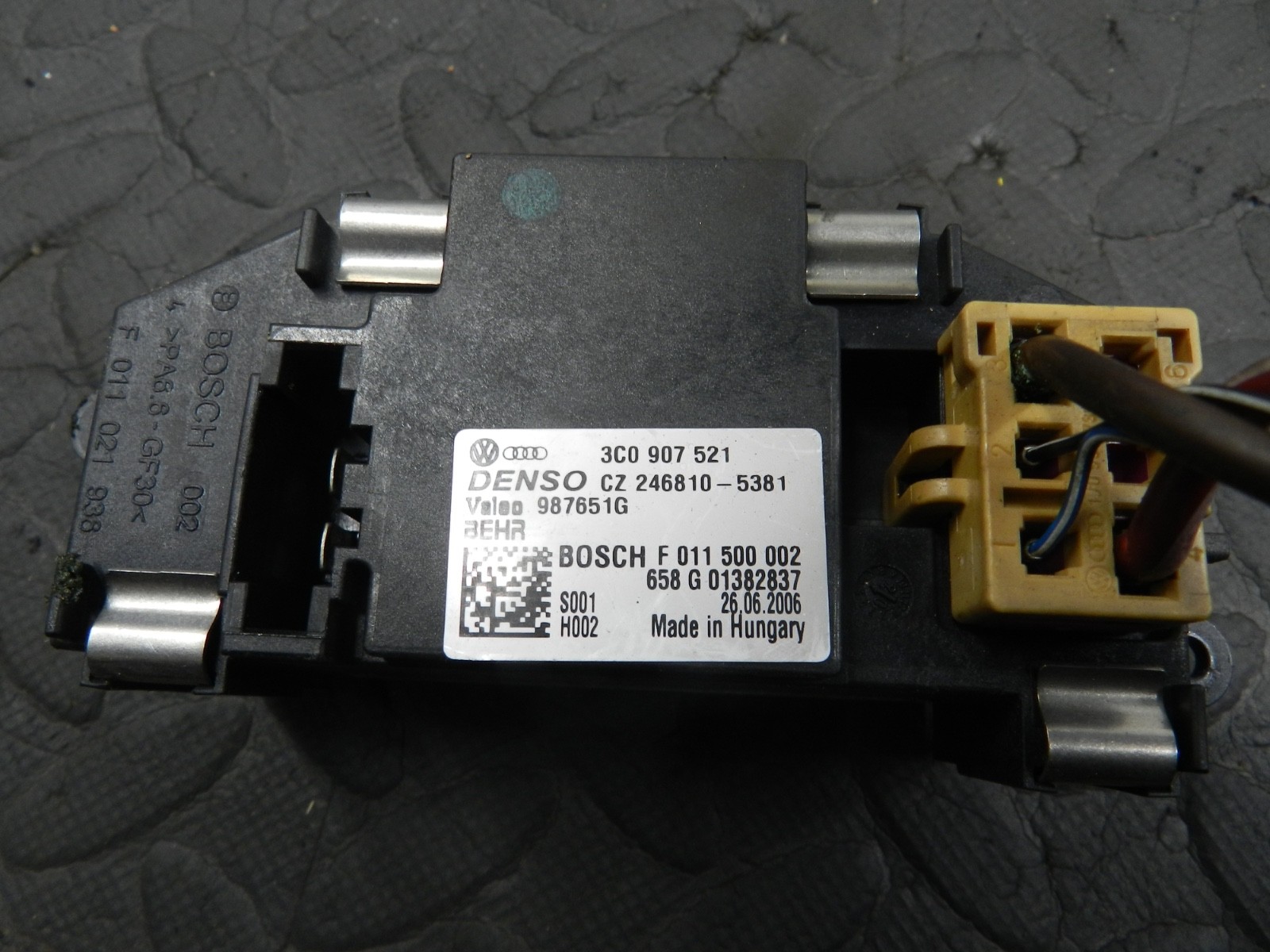 179. 2006 VOLKSWAGEN TOURAN. HEATER BLOWER RESISTOR - Image 4