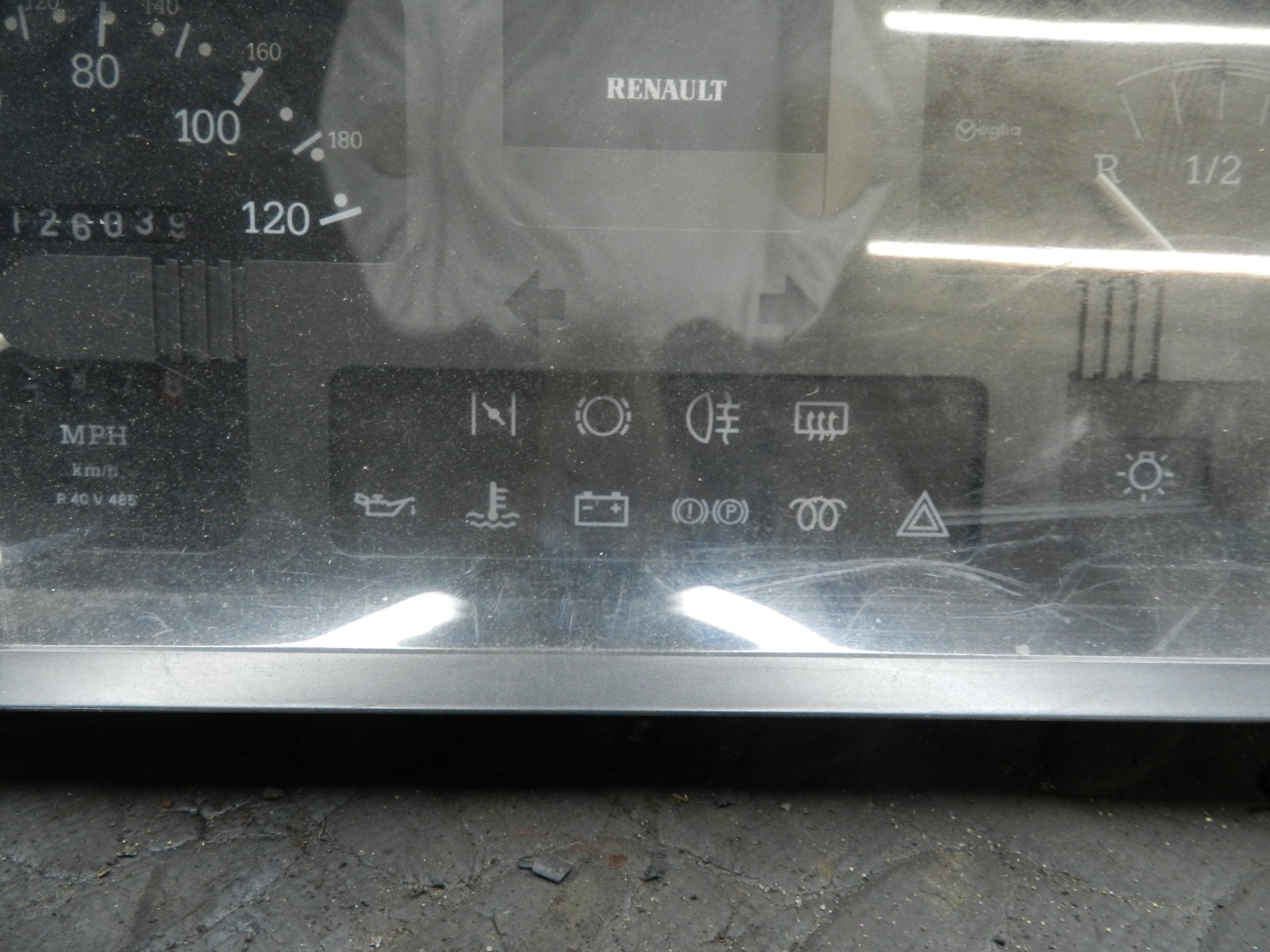 181. RENAULT 5 R5 NOT RS TURBO. SPEEDOMETER SPEEDO INSTRUMENT CLUSTER CLOCKS - Image 4
