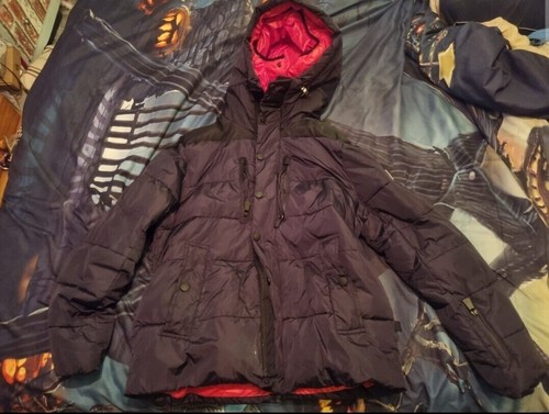 Moncler grenoble waterproof jacket coat down feather XL
