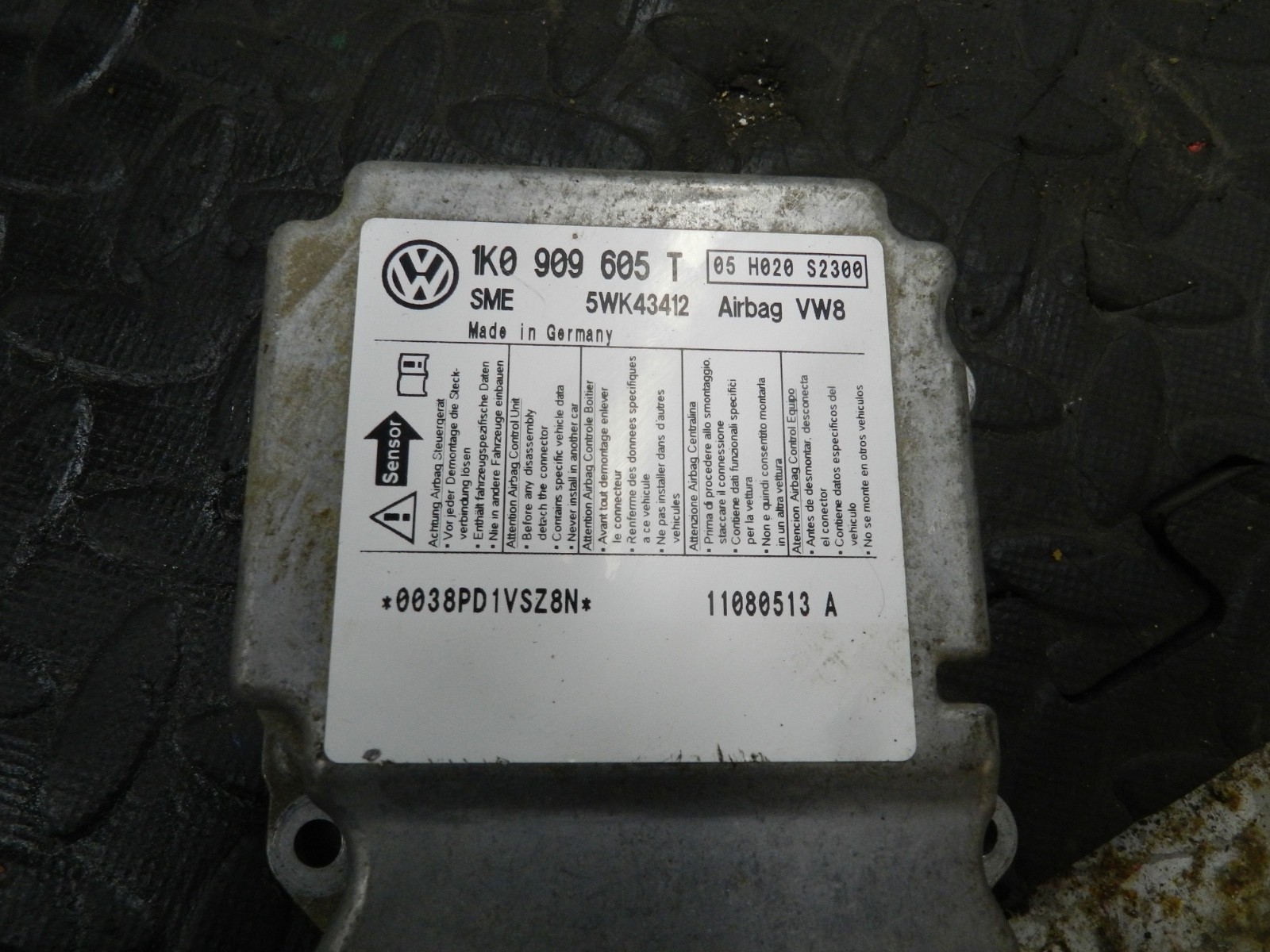 167. 2008 SKODA OCTAVIA SCOUT 4X4. AIR BAG ECU 1KO909605T - Image 4