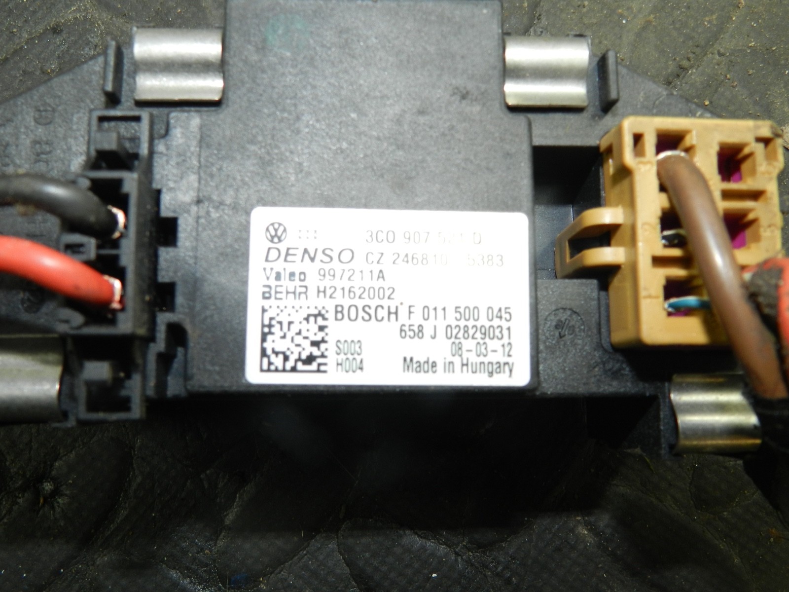 167. 2008 SKODA OCTAVIA SCOUT 4X4. HEATER RESISTOR PACK 3C09O7521D - Image 3