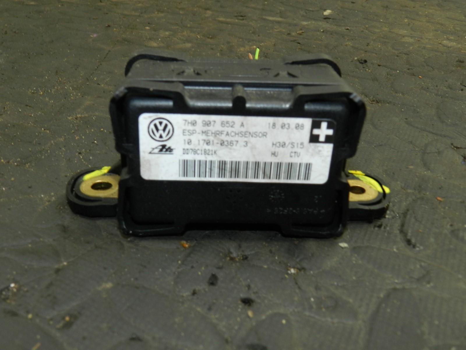 167. 2008 SKODA OCTAVIA SCOUT 4X4. 7HO907652A ACCELERATION SENSOR YAW RATE - Image 3