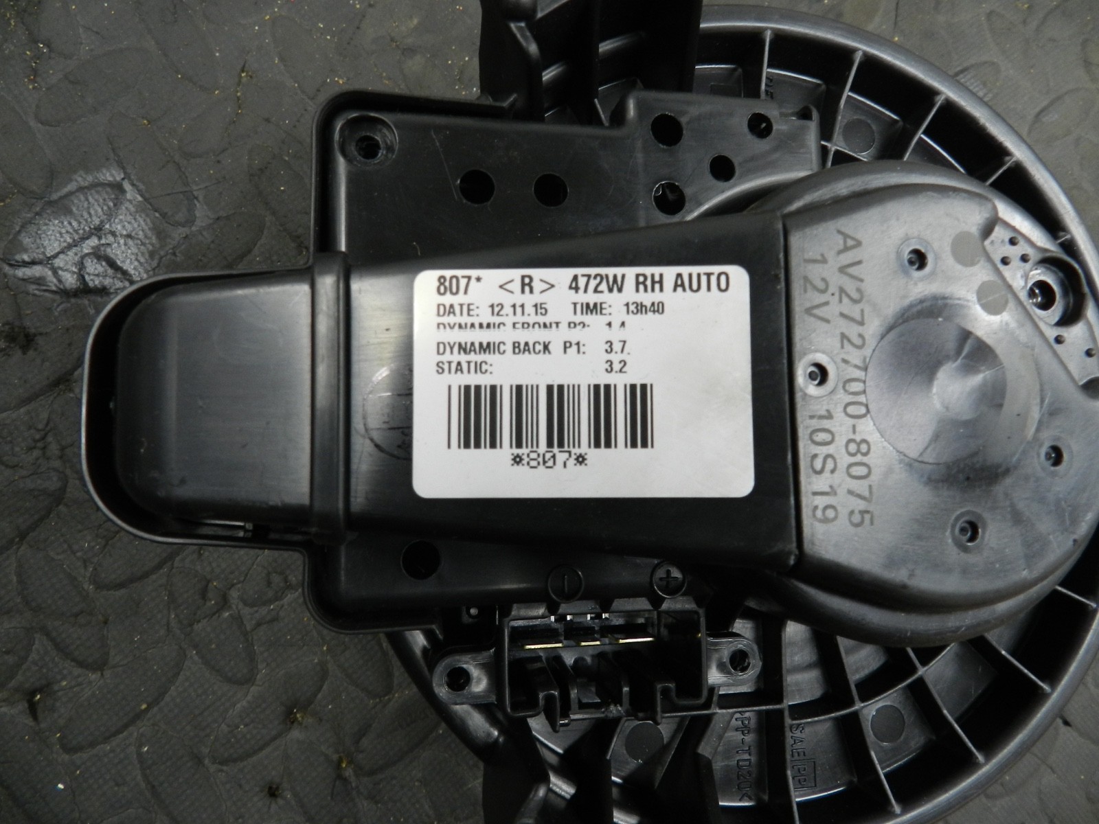 169. TOYOTA AURIS. 1.6 DIESEL. HEATER BLOWER FAN MOTOR - Image 6